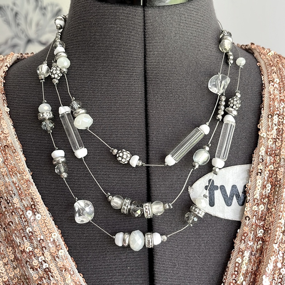 Chicos three strand necklace